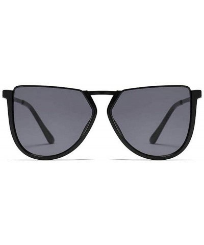 Vintage Irregular Polygon Metal Sunglasses Personality Men Women Fashion Sunshade Glasses UV400 - Black&gold - CB19333G37W $1...