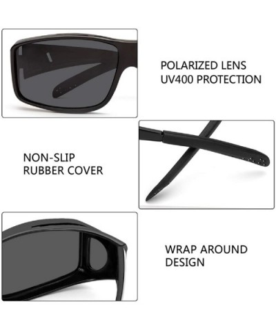 Glasses Driving Polarized Sunglasses Prescription - Sunglasses / Black - CA196447OYY $12.93 Sport