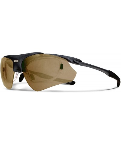 Delta Navy Blue Hiking/Mountain Biking Sunglasses with ZEISS P8010 Brown Tri-flection Lenses - C518KN0824W $16.82 Sport