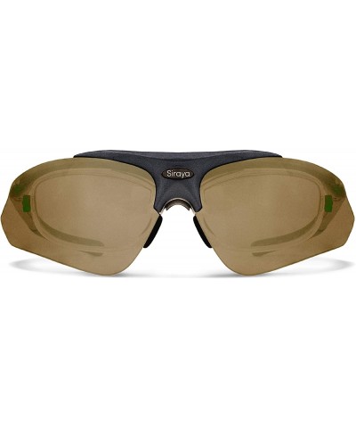 Delta Navy Blue Hiking/Mountain Biking Sunglasses with ZEISS P8010 Brown Tri-flection Lenses - C518KN0824W $16.82 Sport