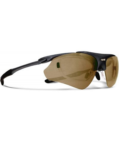 Delta Navy Blue Hiking/Mountain Biking Sunglasses with ZEISS P8010 Brown Tri-flection Lenses - C518KN0824W $16.82 Sport