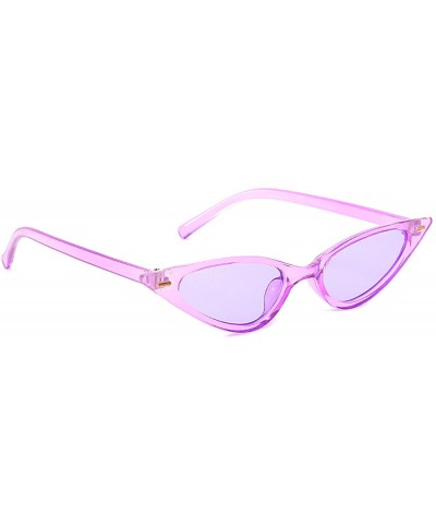Polarized Sunglasses Fashion Glasses Protection - Purple - CC18TQXCR0G $11.36 Cat Eye