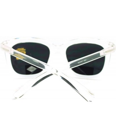 Womens Thin Plastic Retro Rectangular Horn Rim Horned Sunglasses Mirrored Lens - Tortoise Gold - CV11YFDYY4D $7.68 Rectangular