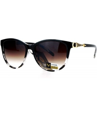 VG Occhiali Womens Fashion Sunglasses Classic Designer Style Shades - Brown Clear (Brown) - CT187NM9GYQ $8.10 Butterfly