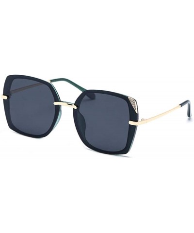 Polarized Sunglasses frameless trimmed polarized female Sunglasses - D - CL18QRI4TMU $26.84 Aviator