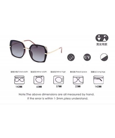 Polarized Sunglasses frameless trimmed polarized female Sunglasses - D - CL18QRI4TMU $26.84 Aviator