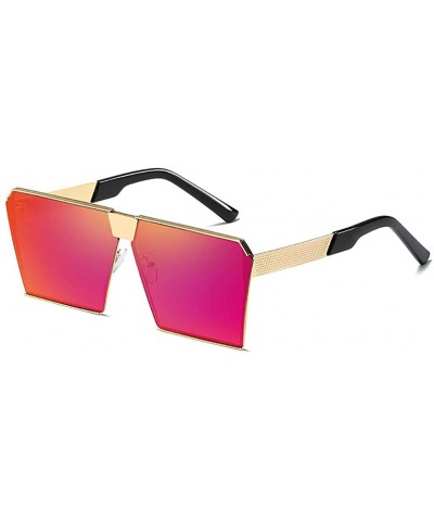 Fashion Rectangular Sunglasses-Polarized Rimless Sun Glasses-For Outdoor Driving - K - C5190O90Z4A $25.18 Rectangular