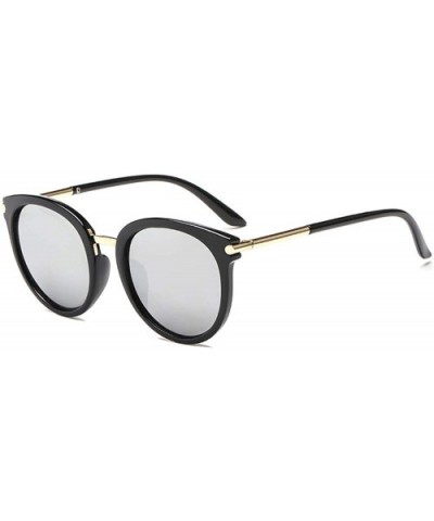 2019 New Sunglasses Women Driving Mirrors vintage For Women Reflective flat lens Sun Glasses UV400 - C7 - CN18W8G45R7 $15.60 ...