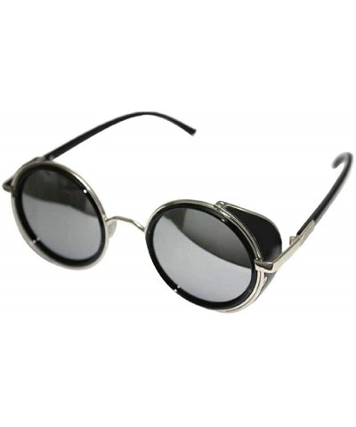 Sunglasses Glasses Goggles Punk Party Festivel Beach Eyewear - Silver - CS18Q7YTYEZ $5.93 Goggle