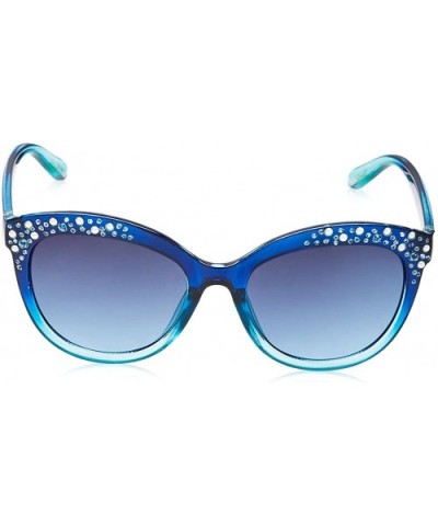 Women's U284 Non Polarized Cat-Eye Sunglasses - 55 mm - Blue Fade/Aqua - CJ1296VOL7X $17.64 Cat Eye