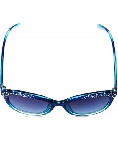 Women's U284 Non Polarized Cat-Eye Sunglasses - 55 mm - Blue Fade/Aqua - CJ1296VOL7X $17.64 Cat Eye