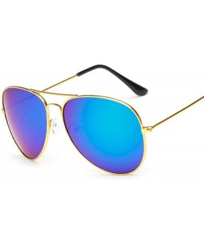 Small Round Sunglasses Women Glasses Lady Luxury Mirror Retro Metal Sun Yellow Vintage Tiny Female - 5 - C7198ZS2HHZ $22.22 S...