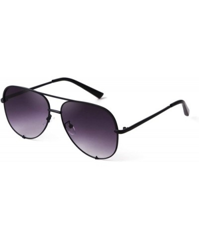 Designer Aviator Sunglasses for Women Classic Oversized Pilot Sun Glasses UV400 Protection - CS190OEI6IH $17.71 Aviator
