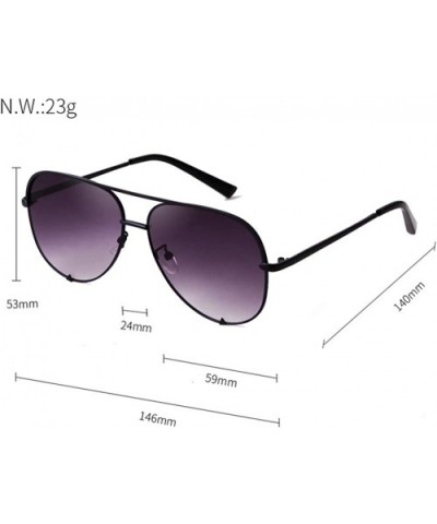 Designer Aviator Sunglasses for Women Classic Oversized Pilot Sun Glasses UV400 Protection - CS190OEI6IH $17.71 Aviator