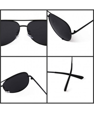 Designer Aviator Sunglasses for Women Classic Oversized Pilot Sun Glasses UV400 Protection - CS190OEI6IH $17.71 Aviator