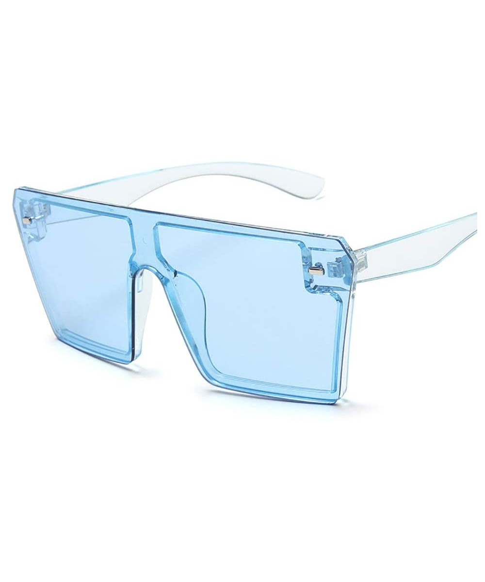 Colorful Sunglasses Personality Driving - Blue - CC190MKSO4A $41.24 Square