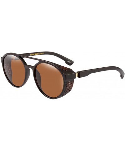 Stylish Sunglasses Women Shades UV400 Protective Mens Ladies Eyeglasses - Brown - CW18G7RRSNU $6.83 Wayfarer