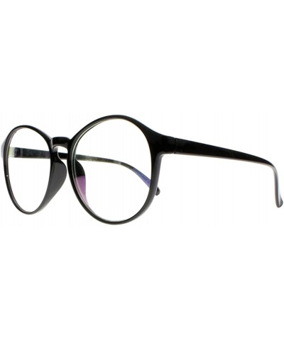 Women Stylish Big Flower Oval Frame Reading Glasses Comfortable Rx Magnification - Black - CB1860N4IS2 $6.62 Oval
