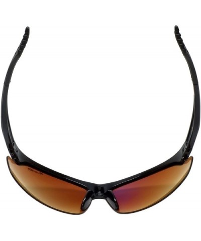 Men Women Hd High Definition Anti Glare Driving Sunglasses Wrap Sports Eye wear - 2 Pack Black - C311PB9UQMT $8.57 Wrap