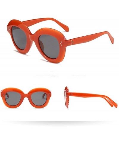 Women Retro Square Large Frame Sunglasses Eyewear Plastic Outdoor - G - CR18Q3RS89Y $5.57 Goggle