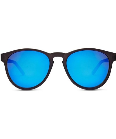 Model 21 Polarized Sunglasses for Men and Women - Matte Black / Blue - CM196TWUS42 $44.95 Oval