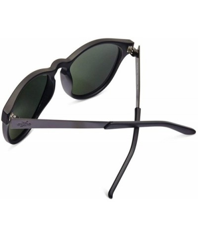 Model 21 Polarized Sunglasses for Men and Women - Matte Black / Blue - CM196TWUS42 $44.95 Oval