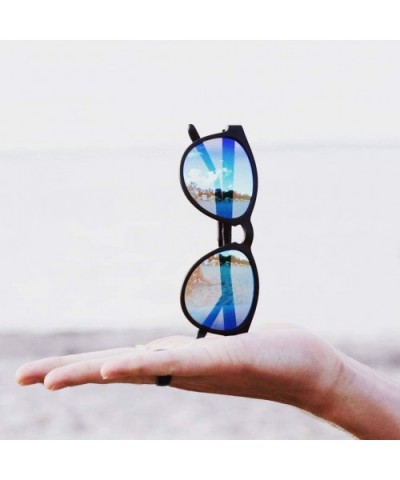 Model 21 Polarized Sunglasses for Men and Women - Matte Black / Blue - CM196TWUS42 $44.95 Oval