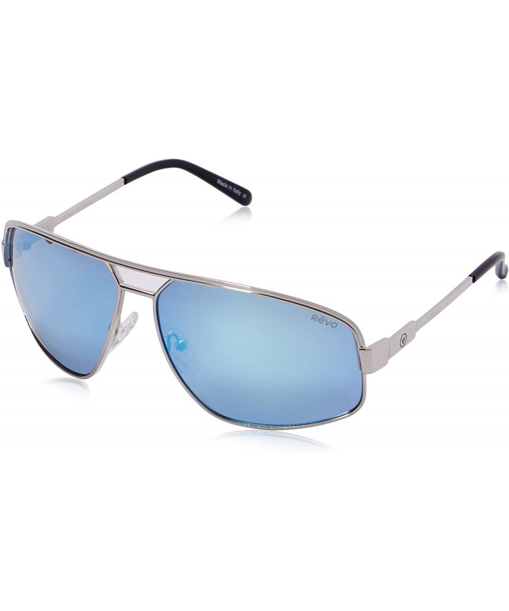 Men's Unisex Collection Stargazer Aviator Polarized Sunglasses- Chrome Frame - Chrome - CB128WYHIV1 $44.24 Aviator