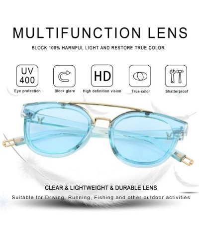 Oversize Multifunction Sunglasses-UV400 Protection-Retro for Men/Women - Katherine - C718ZXN53QA $13.92 Oversized