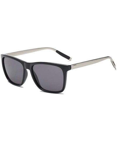 Unisex Fashion Men Women Eyewear Casual Square Shape Sunglasses - Black Gray - C9194WWZUL9 $33.10 Square