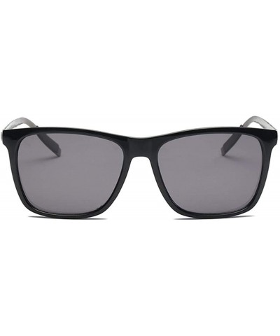 Unisex Fashion Men Women Eyewear Casual Square Shape Sunglasses - Black Gray - C9194WWZUL9 $33.10 Square