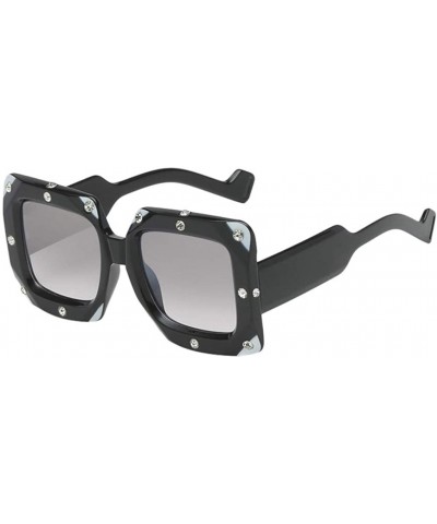 Fashion Man Women Irregular Shape Sunglasses Glasses Vintage Retro Style 2019 Fashion - A - C918TL9UE3A $5.02 Oversized