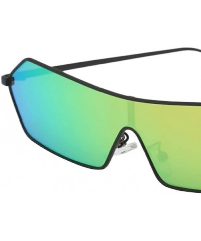 Vintage Square Mirrored Sunglasses Metal Glasses Eyewear - Colorful - CU18ADIGLIN $7.70 Square