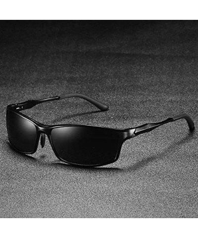 Polarized Sunglasses Eyeglasses Baseball - Black Lens-black Frame - C618TX3NDHM $19.05 Sport