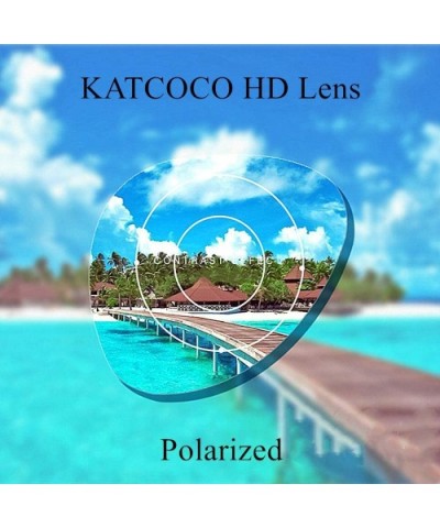 Polarized Sunglasses for Men and Women- Color Mirrored Lens - 100% UV Blocking - Blue - CS18R5W9G9Q $9.85 Rectangular