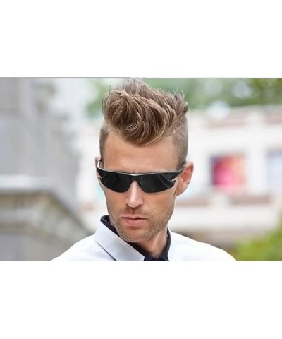 Fashion Polarized Aluminum Magnesium outdoor Cycling sports fishing sunglasses for men Have Swagger - Cyan - CR18H0TOQII $18....