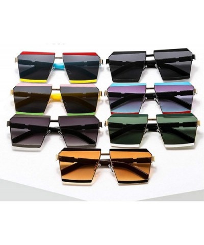 New Style 2020 Sunglasses For Women Men Brand Designer Hot Men's Punk Hip Hop Sunglass UV400 - Gun&gray - CR1947WG903 $9.70 S...