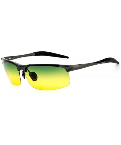 Polarized sunglasses aluminum magnesium polarized - Gun Frame Yellow Film C2 - C318WAMN644 $34.24 Goggle