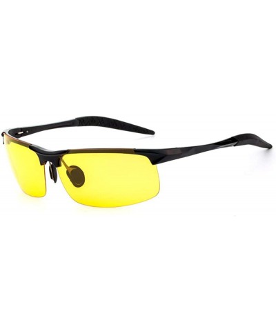 Polarized sunglasses aluminum magnesium polarized - Gun Frame Yellow Film C2 - C318WAMN644 $34.24 Goggle