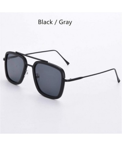 Sunglasses Men Square Driving Sun Glasses for Male Windproof Shades Women - Zss0002c1 - CQ194O0UW9C $18.32 Rimless