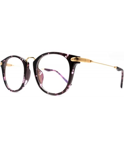 Eyeglasses 2342 Fashion Oval - for Womens 100% UV PROTECTION - Black-gold - CR192TGUS2Q $22.55 Oval