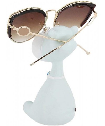 Oversized Diamond Sunglasses for Women Square Bling Rhinestone Shades - Gold C - CD18AHS8GUA $12.21 Oversized