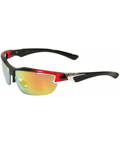 Department Store Discount Sports Mirror Sunglasses 0142 - Red - CJ11LET5B7F $6.29 Sport