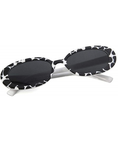 Sunglasses New Trend Personaltiy Small Oval Frame Travel Outdoor Stripe Sun 8 - 1 - CS18YQUON29 $6.02 Oval