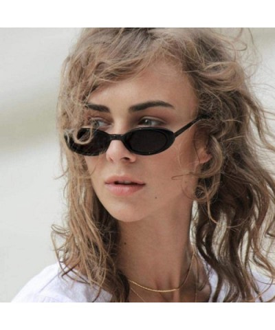 Sunglasses New Trend Personaltiy Small Oval Frame Travel Outdoor Stripe Sun 8 - 1 - CS18YQUON29 $6.02 Oval