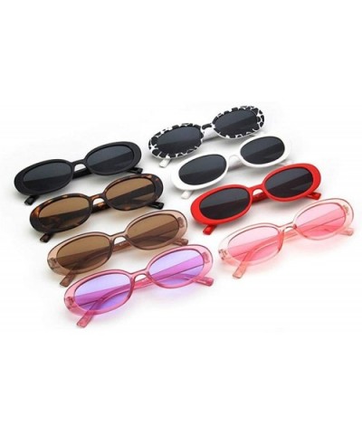 Sunglasses New Trend Personaltiy Small Oval Frame Travel Outdoor Stripe Sun 8 - 1 - CS18YQUON29 $6.02 Oval