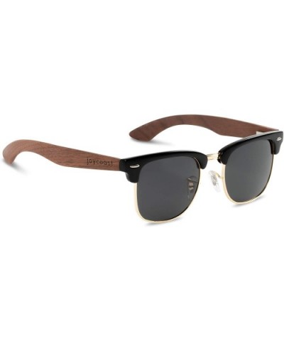 Wooden Sunglasses for Men and Women- Polarized and UV400 - Ultra Lightweight & Comfortable - CA18NI5GUZS $27.21 Shield