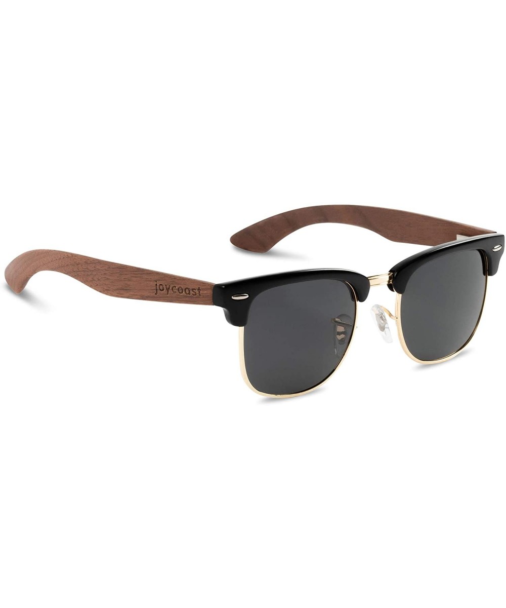 Wooden Sunglasses for Men and Women- Polarized and UV400 - Ultra Lightweight & Comfortable - CA18NI5GUZS $27.21 Shield