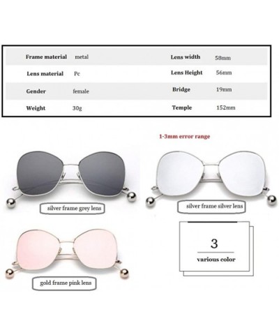 Round Sunglasses for Women Metal Aviator Glasses Nonpolarized UV Protection MLS8807 - Grey - CD18TUGKGWH $4.90 Aviator