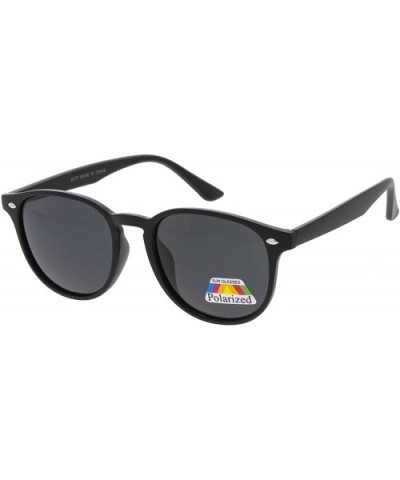 High Octane Collection"London" Unisex Polarized Sunglasses - Black - C418GYS9SMO $6.20 Oval